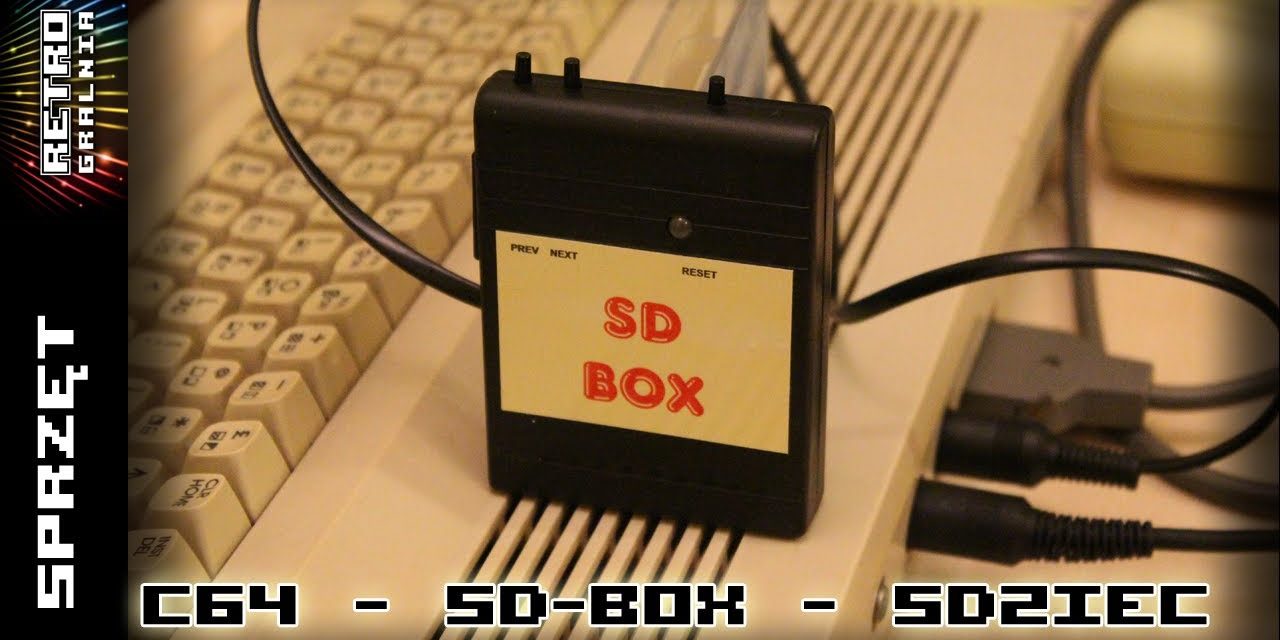 [Sprzęt] C64 – SD-BOX – interfejs SD2IEC w kartridżu – RetroGaming