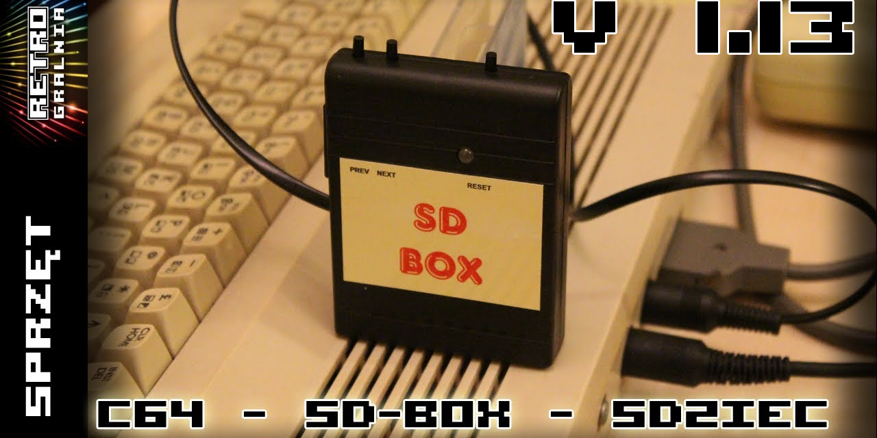 SD-BOX v1.13 dla Commodore 64