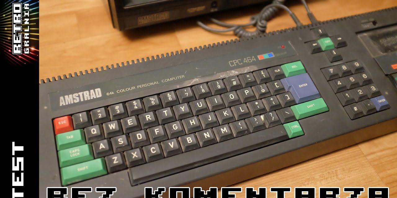 Amstrad CPC 464 – Ładowanie Goonies z Kasety/Adapteru – Bez Komentarza