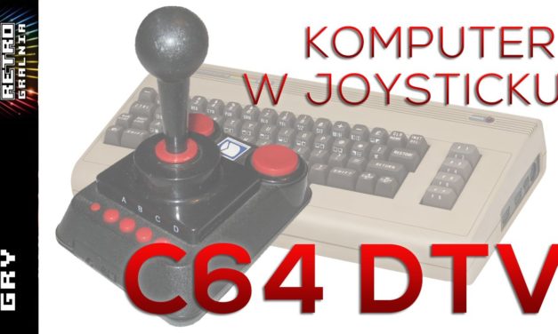 ? Commodore 64 Direct-to-TV – C64 DTV – Klon Commodorka zamkniety w Joystick