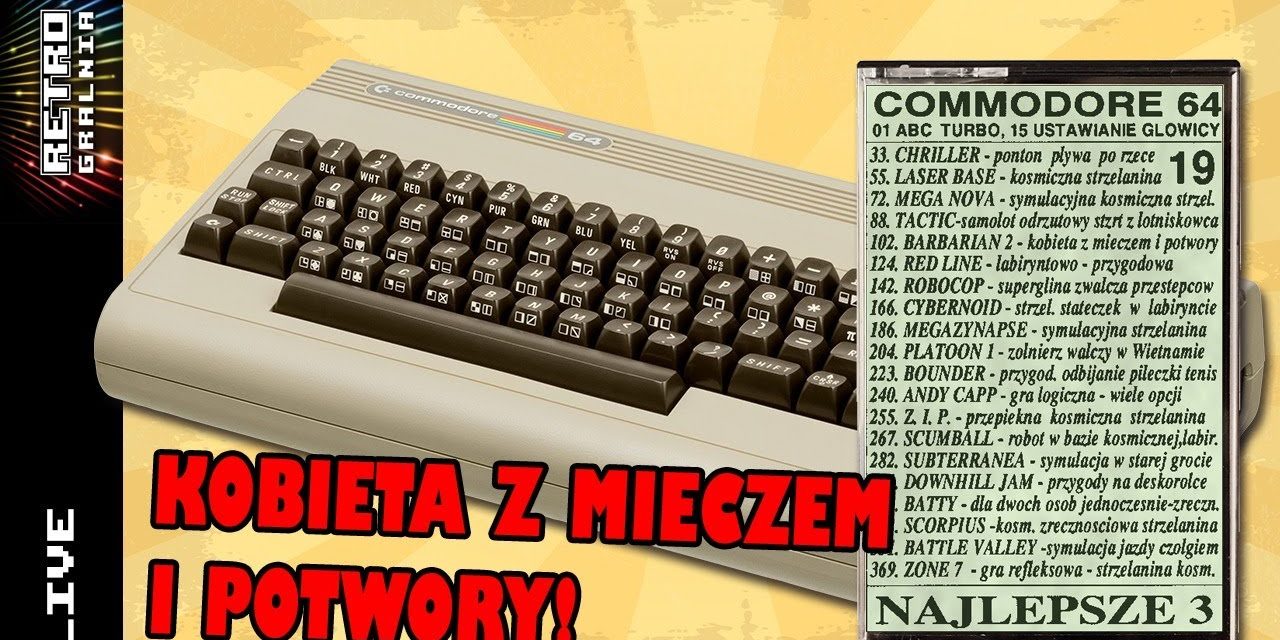 🔴 Nalepsze 3  – Commodore 64