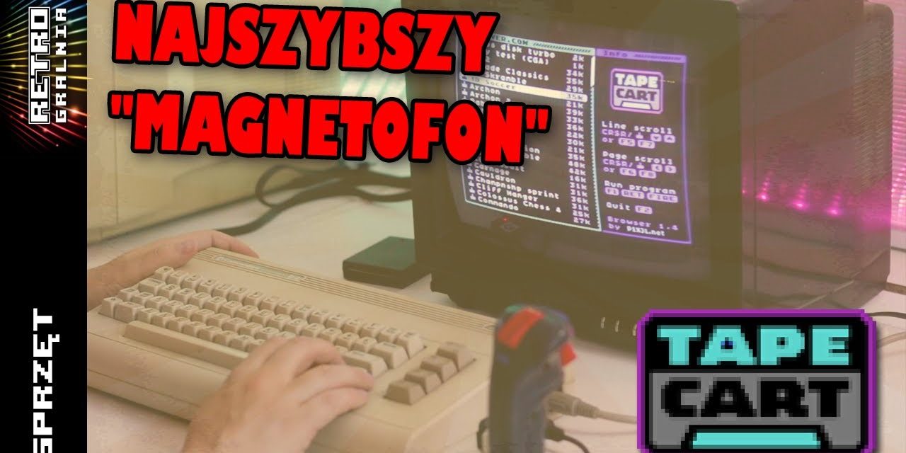 ⚡ Tapecart – Najszybszy magnetofon dla Commodore 64