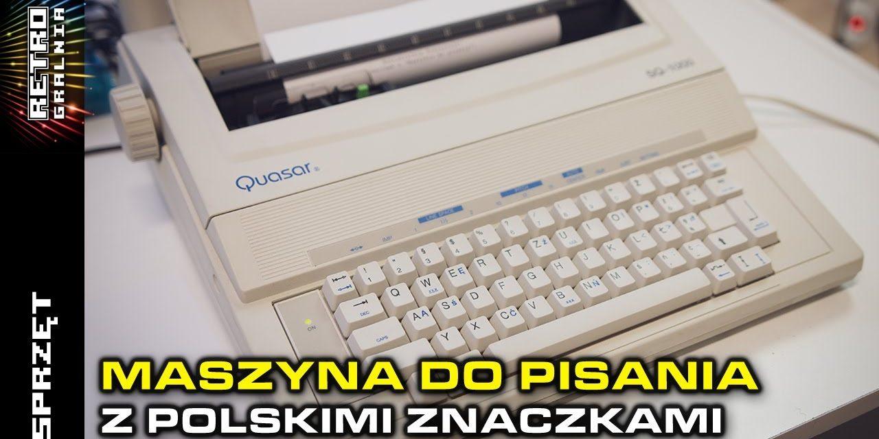 ⌨️ Maszyna do pisania – SQ-1000, szkoda że nie Commodore