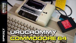 ⚙️ Commodore 64: Uruchamianie komputera i gier z kasety (poradnik)