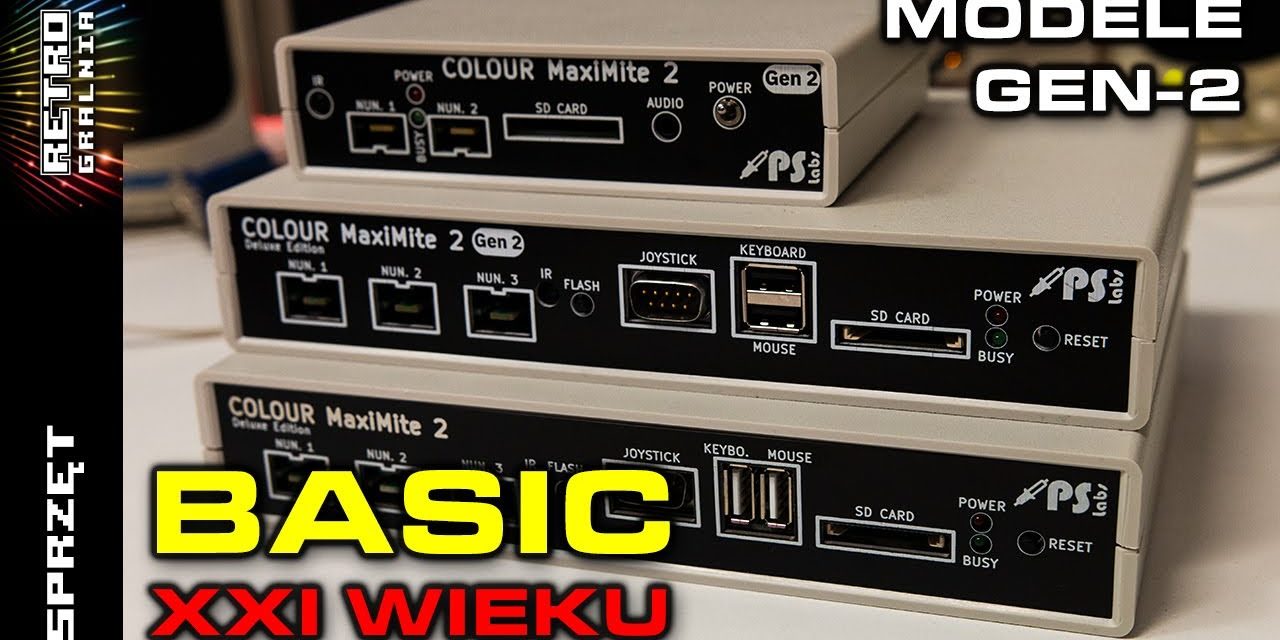 💾 Generacja 2 Colour MaxiMite 2 i CM2 Deluxe Edition – Komputerów z BASIC