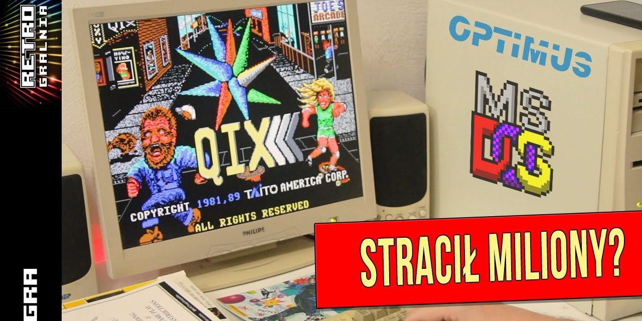 🎮 Qix – Szokujący unboxing  gry dla MS-DOS – Czy dyskietka zadziała?