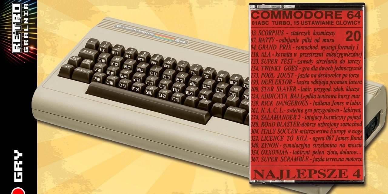 🔴 Commodore: Najlepsze 4 – Gra w tytuły ze składanki – RetroGralnia