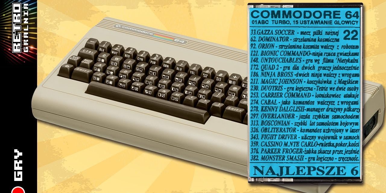 🔴 Commodore: Najlepsze 6 – Gra w tytuły ze składanki – RetroGralnia