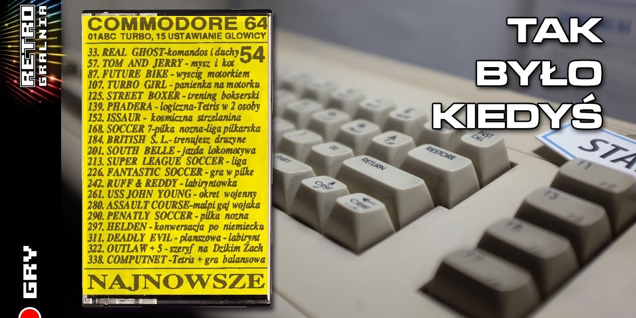 🔴 Commodore: Najnowsze 54 – Gra w tytuły ze składanki – RetroGralnia