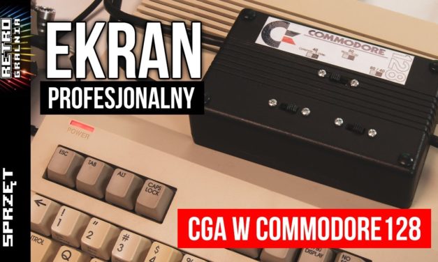 📺 Wysoka rozdzielczość i tryb CGA z Commodore 128 – Na telewizorze!