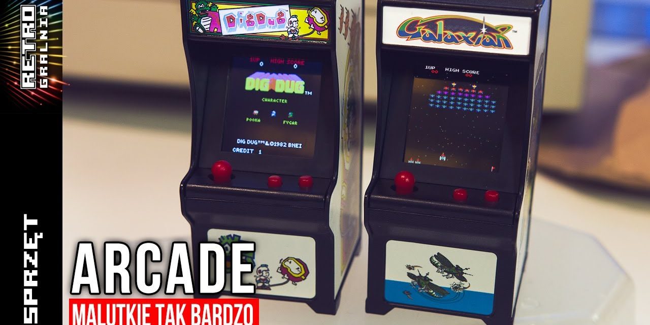 👾 Tiny Arcade Dig Dug / Galaxian – Najmniejsze Maszyny Na Świecie