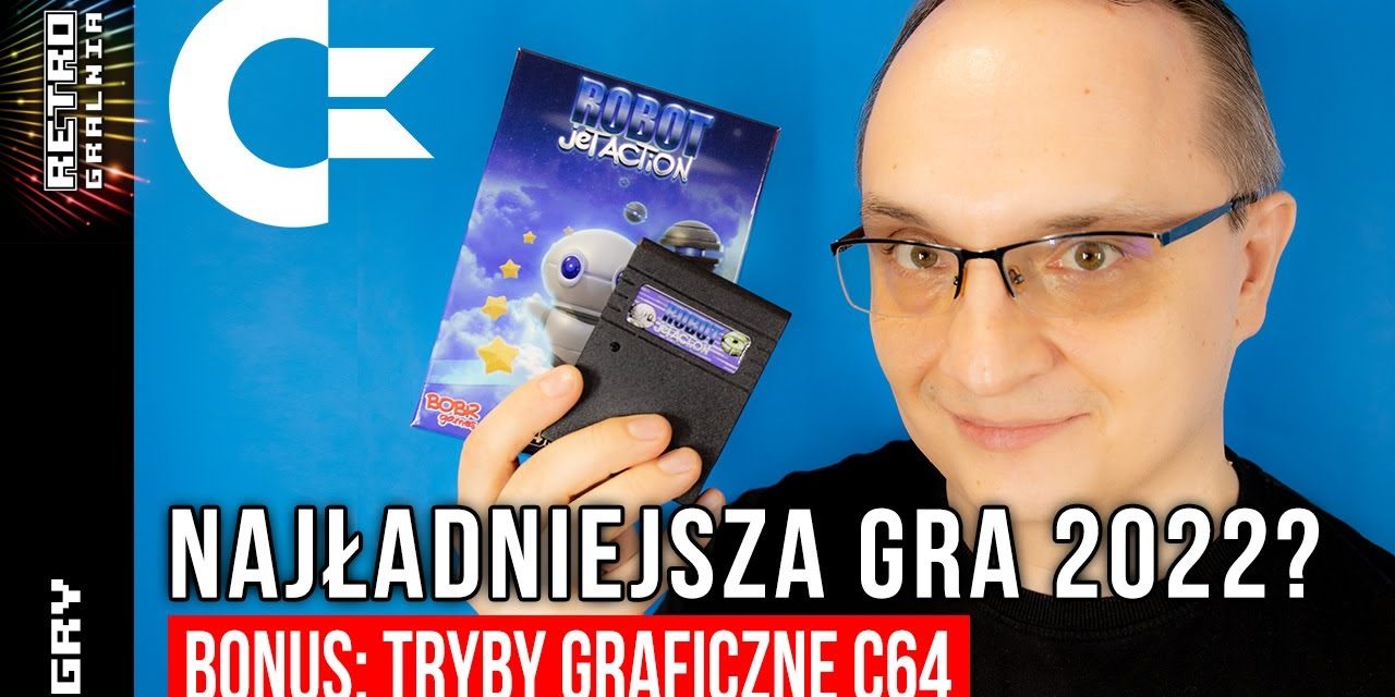 🤖 Polak Potrafi! Śliczna gra Robot Jet Action na Commodore 64