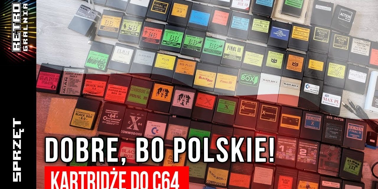 ⚙️ Nie tylko BLACK BOX, czyli kartridże do C64 opracowane w Polsce