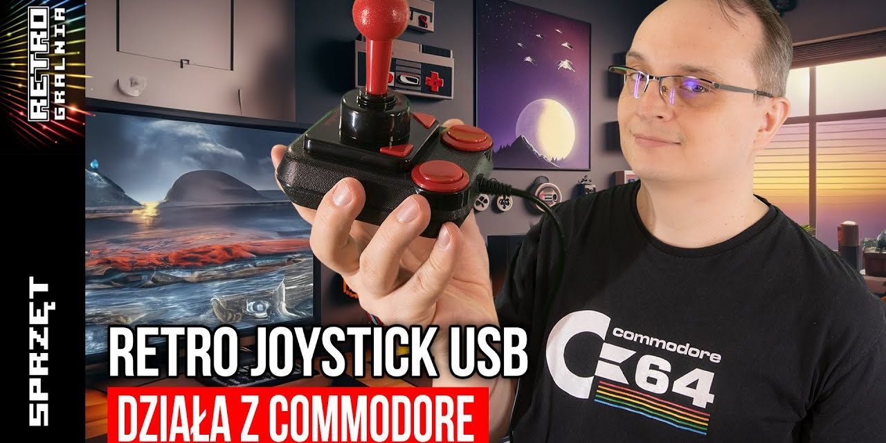 🕹️Jak podłączyć joystick USB do Commodore 64? Competition Pro Extra