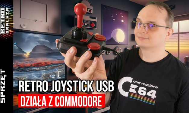 🕹️Jak podłączyć joystick USB do Commodore 64? Competition Pro Extra