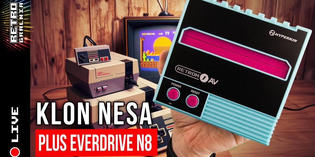 Retron 1 AV + Everdrive N8 – Gramy!