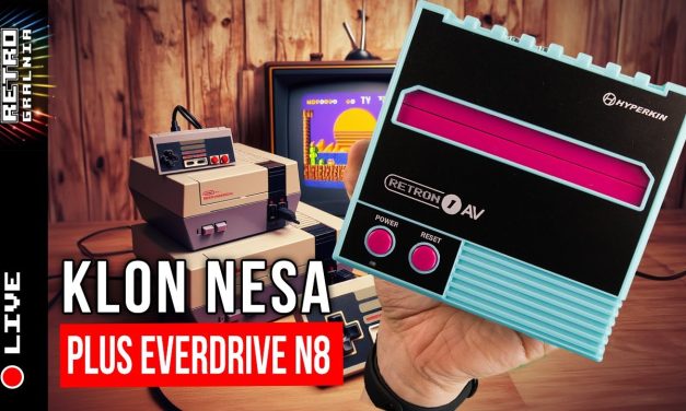 Retron 1 AV + Everdrive N8 – Gramy!