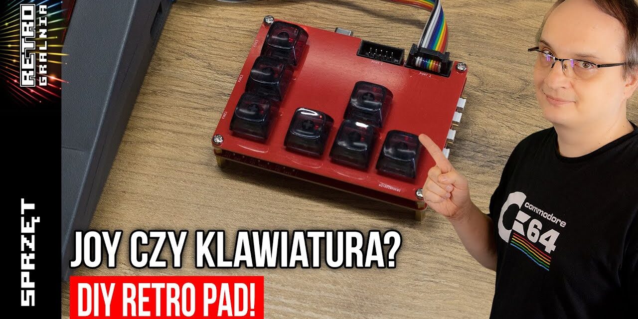 🎮 C64 JoyKEY – Pad czy Klawiatura? DIY Retro Kontroler!