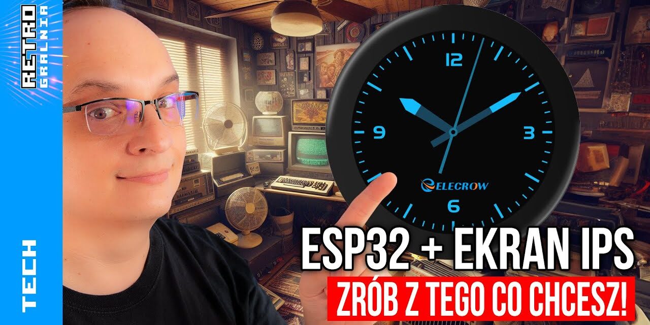 📺 CrowPanel ESP32 1.28″ – mały ekran, wielkie możliwości!