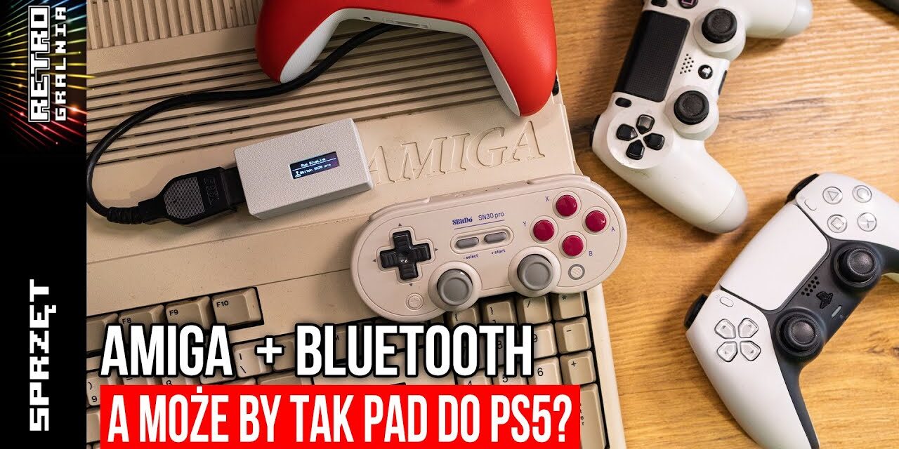 🎮 Ryś BlueLink – pad z PS5 do Amigi, Atari i Commodore?! Testujemy retro adapter Bluetooth!