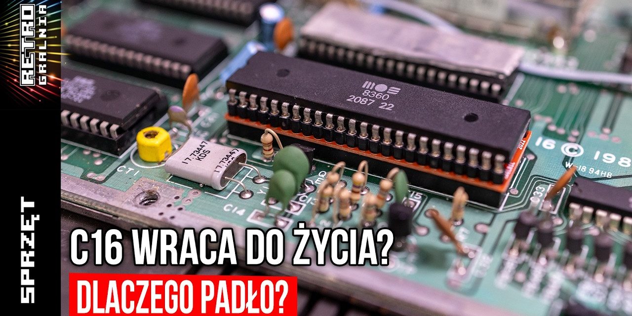 ⚙️ Naprawa Commodore 16 – Wymiana układu TED i zabezpieczenie przed ESD