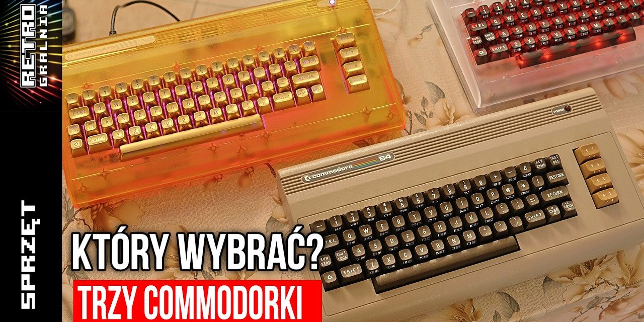 🕹️ Commodore 64 Ultimate – Wielkie porównanie wersji beżowej, złotej i przeźroczystej