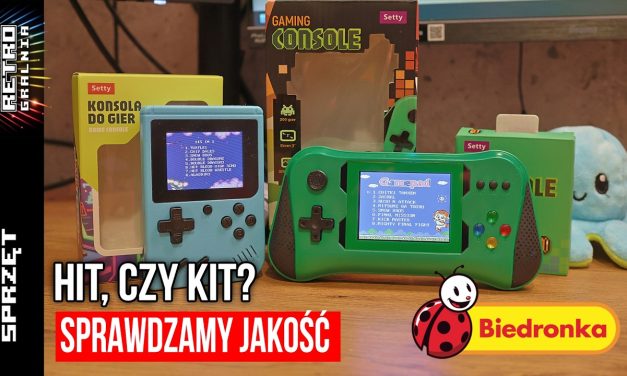 🎮 Retro konsole z Biedronki – Test i recenzja przenośnych klonów Setty