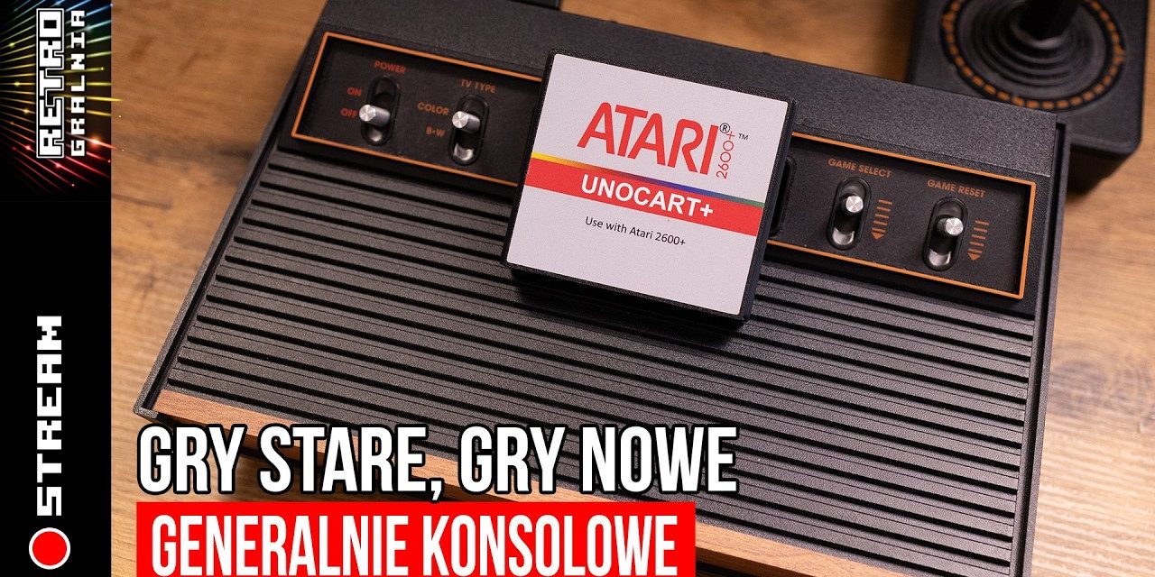 🔴 Atari 2600+ oraz Unocart+ :: Gry Nowe i Gry Stare