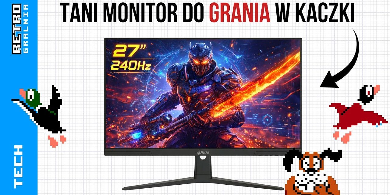 🖥️ Monitor Dahua DHI-LM27-E241B – budżetowe 240 Hz